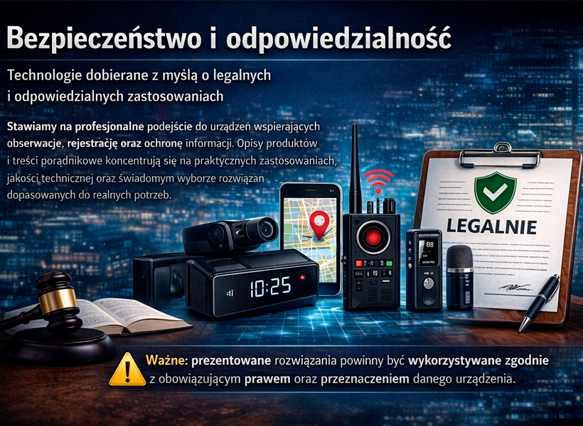 Profesjonalne zastosowania sprzętu detektywistycznego